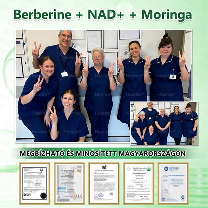 Hivatalos Webáruház | 🧑‍⚕️🩺 𝑯𝒆𝒂𝒍𝒓𝒊𝒛𝒆® Moringa · Berberin × NAD+ 10-ben-1 Fejlett Nanomikrotűs Tapasz — Naponta Egyszer, Látható Eredmény 7 Nap Alatt