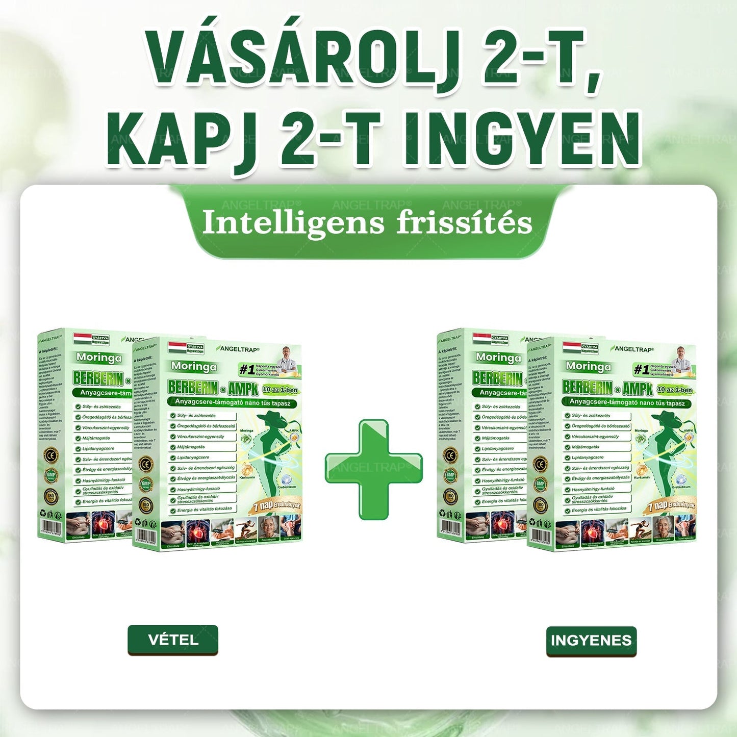 💚ANGELTRAP® 𝗠𝗼𝗿𝗶𝗻𝗴𝗮 × 𝗕𝗲𝗿𝗯𝗲𝗿𝗶𝗻𝗲 × 𝗔𝗠𝗣𝗞 𝟭𝟬-𝗶𝗻-𝟭 𝗠𝗲𝘁𝗮𝗯𝗼𝗹𝗶𝗰 𝗦𝘂𝗽𝗽𝗼𝗿𝘁 𝗡𝗮𝗻𝗼 𝗠𝗶𝗰𝗿𝗼𝗻𝗲𝗲𝗱𝗹𝗲 𝗣𝗮𝘁𝗰𝗵 🇭🇺 (𝐍𝐚𝐩𝐨𝐧𝐭𝐚 𝐜𝐬𝐚𝐤 𝐞𝐠𝐲𝐬𝐳𝐞𝐫, 𝐥𝐚́𝐭𝐡𝐚𝐭𝐨́ 𝐯𝐚́𝐥𝐭𝐨𝐳𝐚́𝐬𝐨𝐤 𝐦𝐚́𝐫 𝟕 𝐧𝐚𝐩 𝐚𝐥𝐚𝐭𝐭)  ✅ 𝐄𝐥𝐡𝐢́𝐳𝐚́𝐬𝐫𝐚,  𝐜𝐮𝐤𝐨𝐫𝐛𝐞𝐭𝐞𝐠𝐬𝐞́𝐠𝐫𝐞, 𝐚𝐥𝐯𝐚́𝐬𝐢 𝐚𝐩𝐧𝐨𝐞́𝐫𝐚, 𝐢́𝐳𝐮̈𝐥𝐞𝐭𝐢 𝐩𝐫𝐨𝐛𝐥𝐞́𝐦𝐚́𝐤𝐫𝐚 𝐞́𝐬 𝐦𝐞́𝐠 𝐬𝐨𝐤 𝐦𝐚́𝐬𝐫𝐚